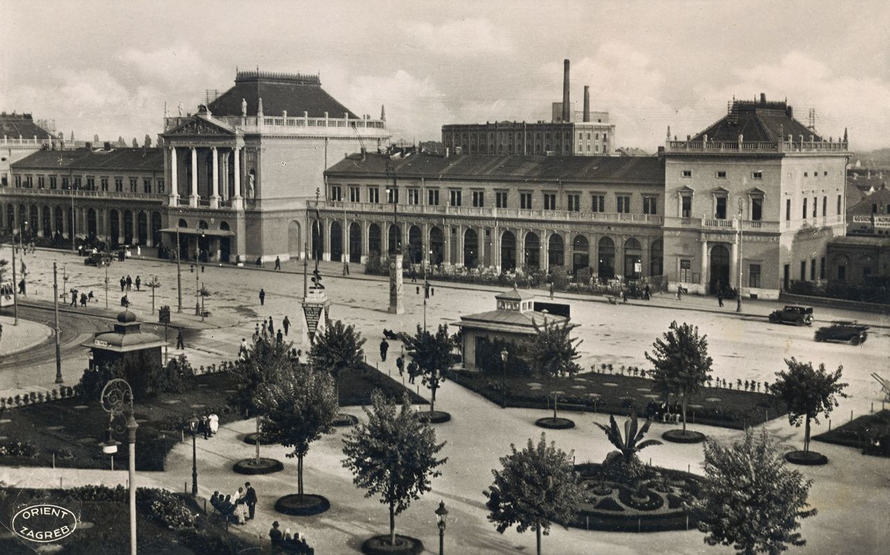 Glavni kolodvor oko 1930. godine